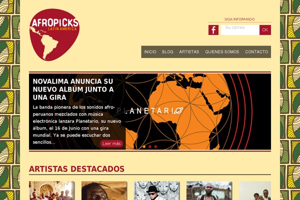 afropicks.org site used Afropicks