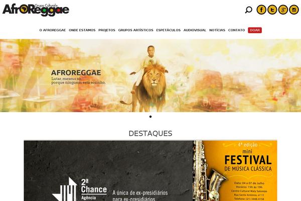 afroreggae.org site used Afroreggae