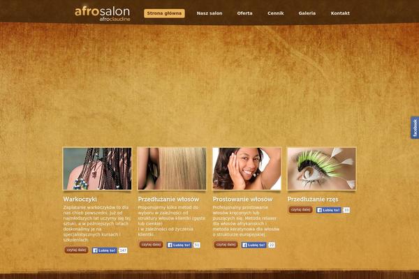 afrosalon.pl site used Afro
