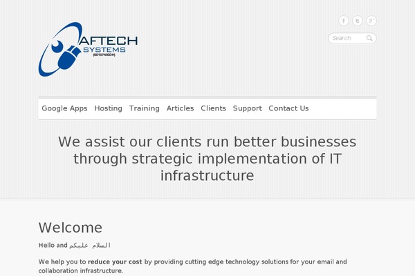 aftech-systems.com site used Clean Retina