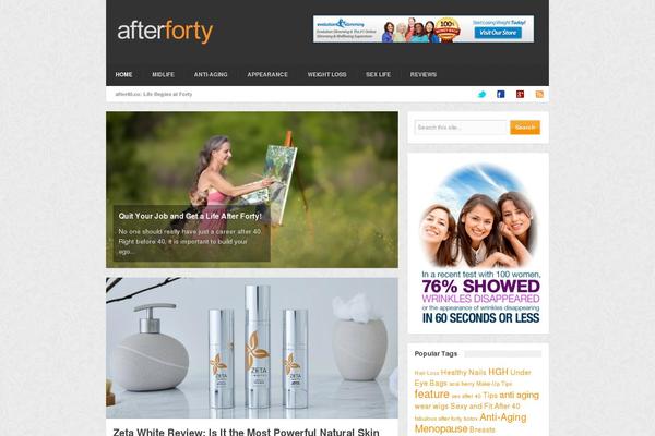 after40.co site used After40themes