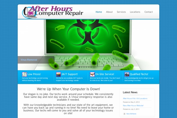 afterhourscr.com site used Cleanstart-child