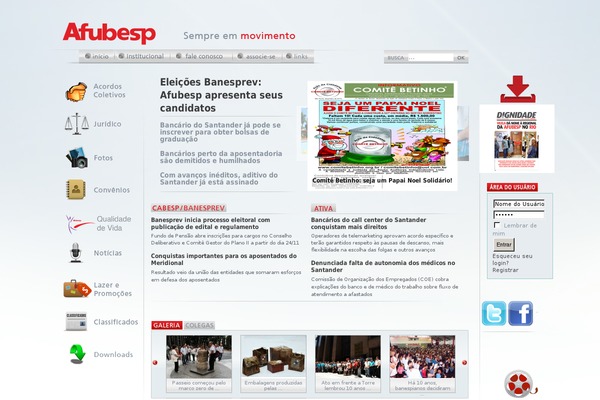 afubesp.org.br site used GrandNews