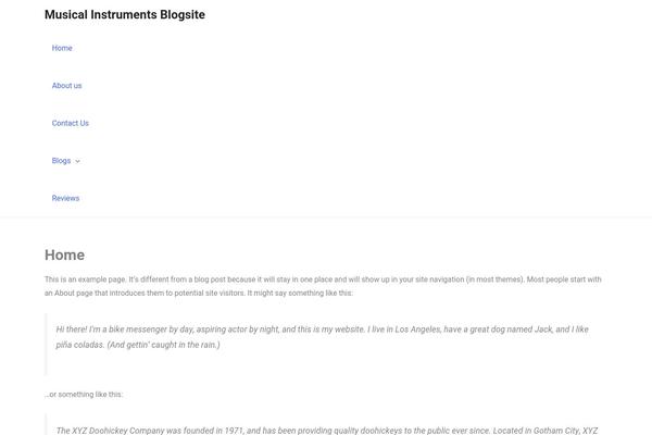 Site using Elementskit-lite plugin