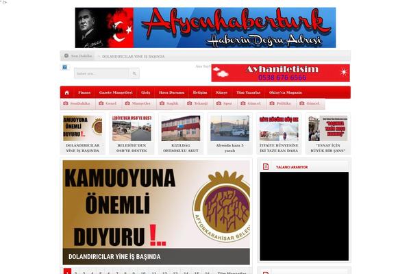 afyonhaberturk.com site used HaberMatik V3