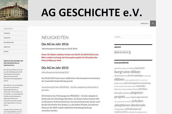 WordPress website example screenshot