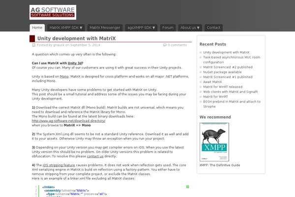 ag-software.net site used Ags