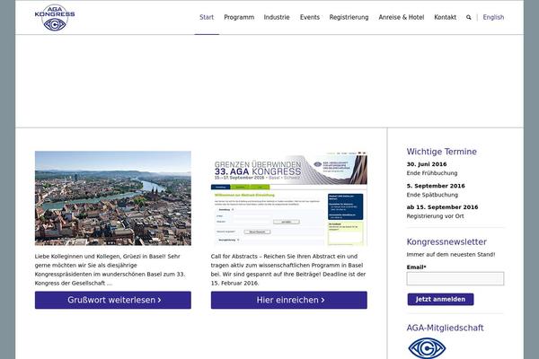 Enfold-child theme site design template sample
