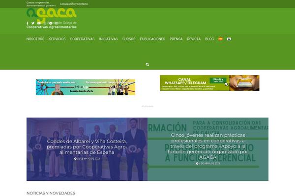 agaca.coop site used Allegro-theme-child