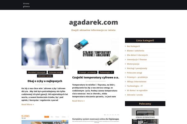 agadarek.com site used CleanBlogg