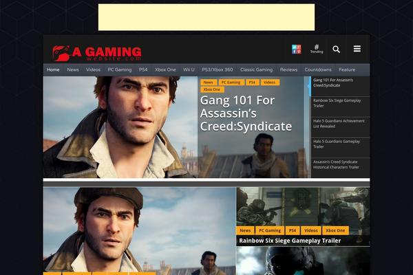 agamingwebsite.com site used Gamingzone-single-pro-psd