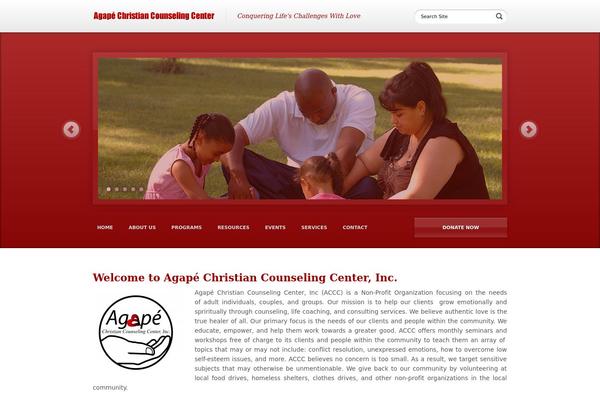 Aid theme site design template sample