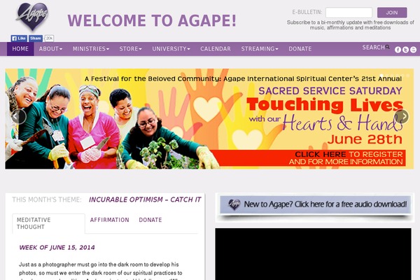 agape WordPress theme, websites list used agape theme agape theme websites examples