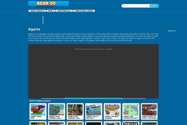agar-io.us site used Gameflash6