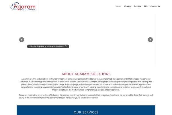 agaramsolutions.com site used Agaram