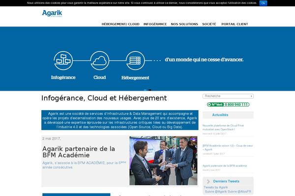 agarik.fr site used Agarik