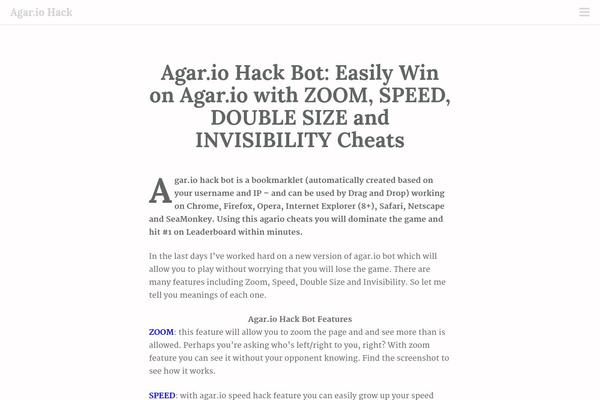 GitHub - agariohack/agario-hack
