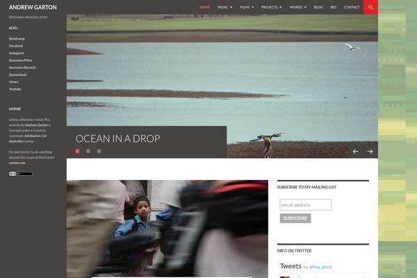WordPress website example screenshot