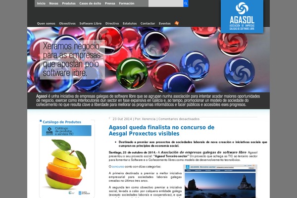 agasol.org site used Business Blue