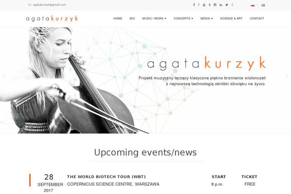 agatakurzyk.com site used Agatakurzyk