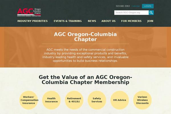 Agc theme site design template sample