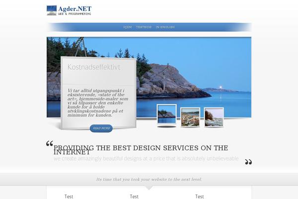 SimplePress theme site design template sample