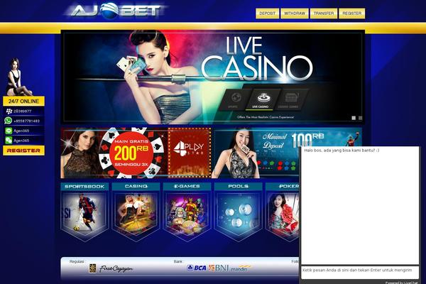 agen365.com site used Ajobet