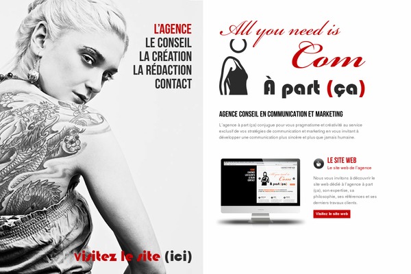 WordPress website example screenshot