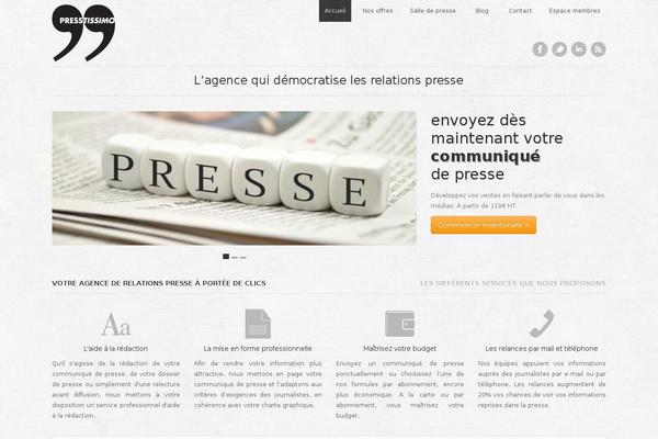 agence-presstissimo.com site used Presstissimo