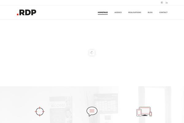 Shadow theme site design template sample