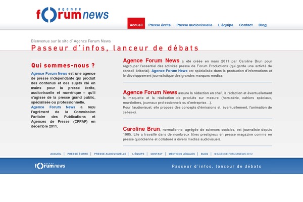 WordPress website example screenshot