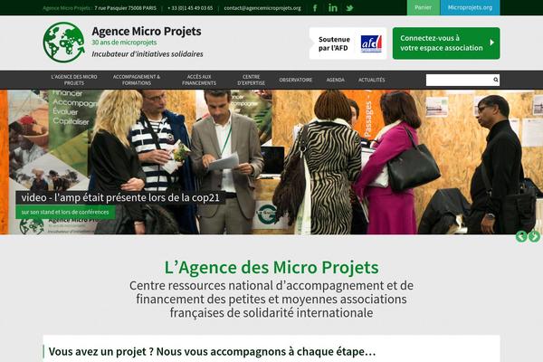 agencemicroprojets.org site used Be Human
