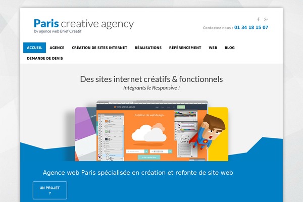 agenceweb-paris.fr site used Paris-creative-agency