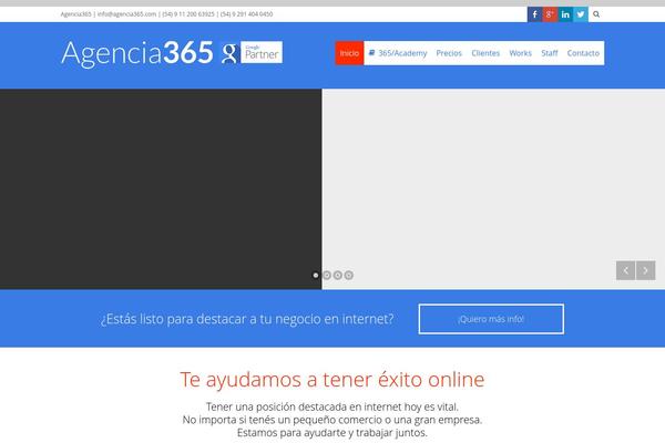 WordPress website example screenshot
