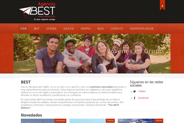 WordPress website example screenshot