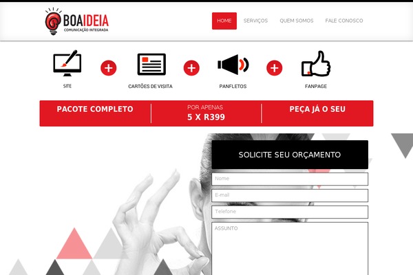 agenciaboaideia.com.br site used Boaideia