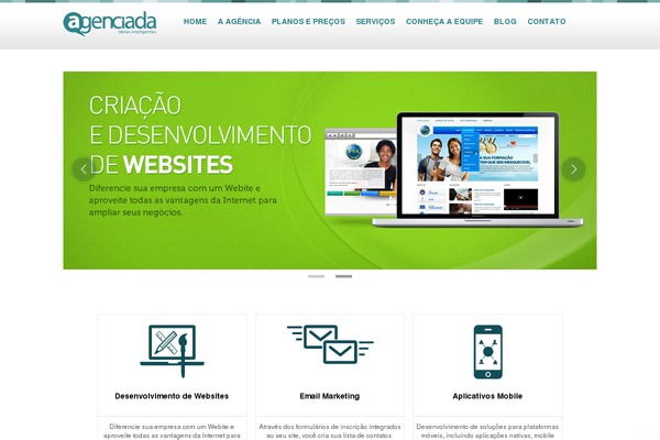 agenciada.com.br site used Agenciada