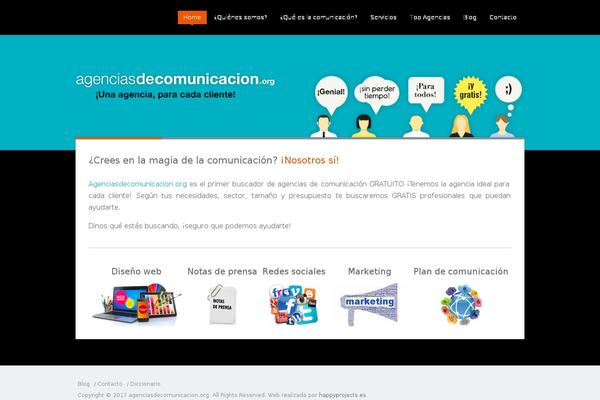 agenciasdecomunicacion.org site used Mexin