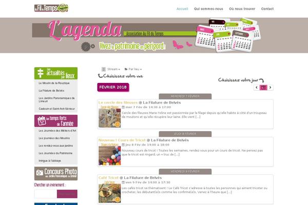 agenda-aufildutemps.com site used Divi_theme_enfant