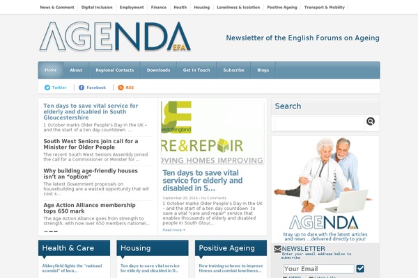 agenda-efa.org.uk site used Efa