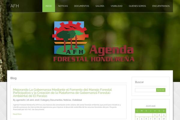 Honma theme site design template sample