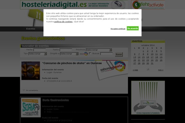 agendagastronomica.com site used Obscure