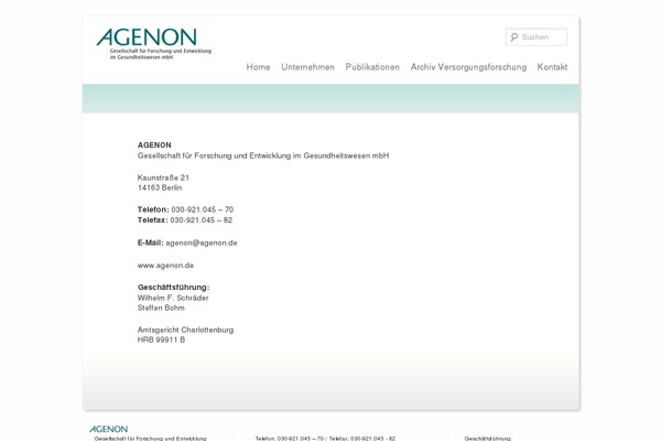 agenon.de site used Agenon