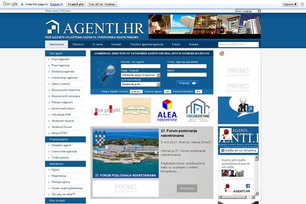 agenti.hr site used Agentihr2.0