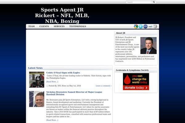 agentjr.com site used Bluesport