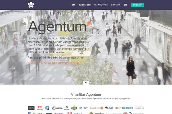 agentum.se site used Agentum