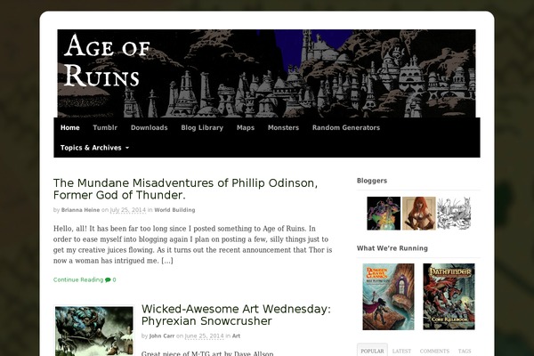 Site using Author Avatars List plugin