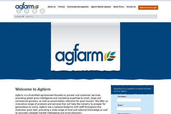 agfarm.com.au site used Agfarm