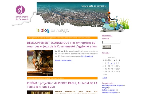 agglo-auxerrois.fr site used Blogxerrois