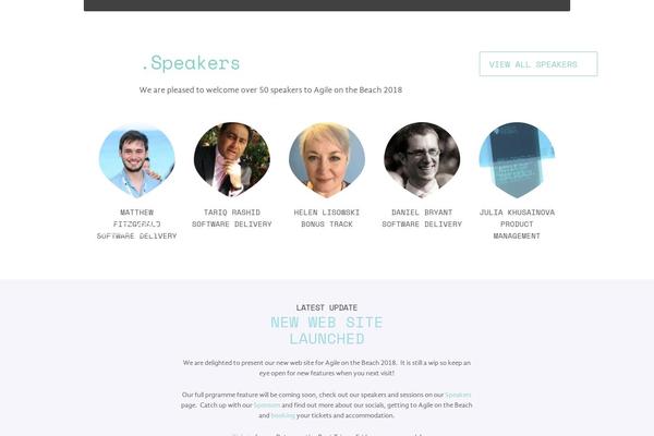 agileonthebeach.com site used Og-23
